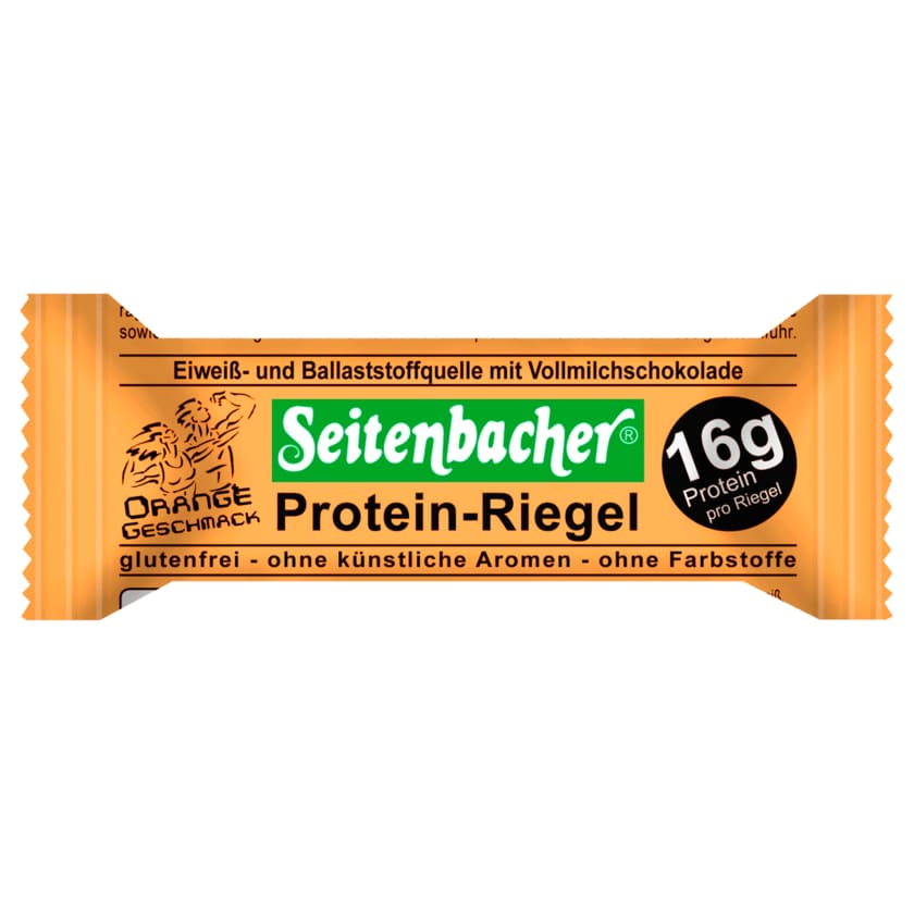 Seitenbacher Proteinriegel Orange 60g